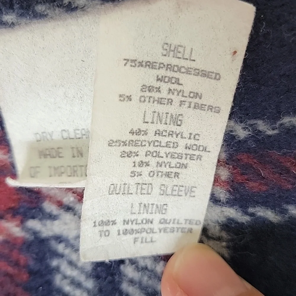 Boys Carter's Vintage Lined Hooded Jacket,‎ Navy, Size 5, Pre-Owned